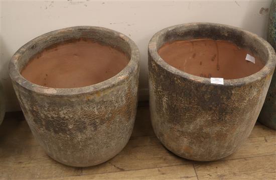 A pair of Atlantis garden planters H.46cm